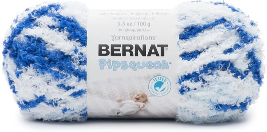 Blue Jean Swirl Yarn - 3 Pack, 100g Each, Polyester, Bulky Weight for Knitting and Crochet Projects