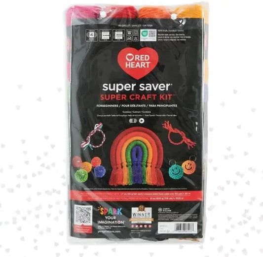 Premium Acrylic Yarn Craft Kit for Crochet, Knitting & Amigurumi Projects with 12 Colorful Balls