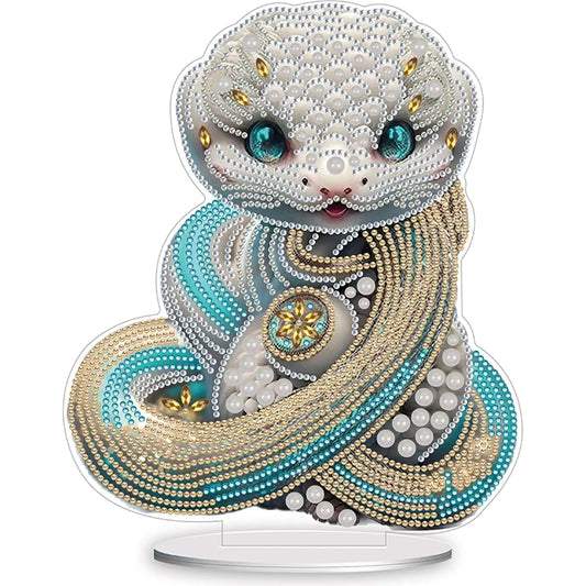 2D Flat Zodiac Animal DIY Desktop Diamond Art Kits Acrylic