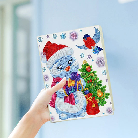 5D Diamond Painting Notebook 50 Pages A5 DIY Special Shaped Journal Sketchbook DIY Special Shaped Diamond Painting Notebook