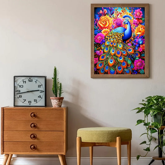 5D DIY Diamond Painting Animal Colorful Peacock 30x40cm Round Drill Embroidery Butterfly Owl Home Decor Cross Stitch Kits