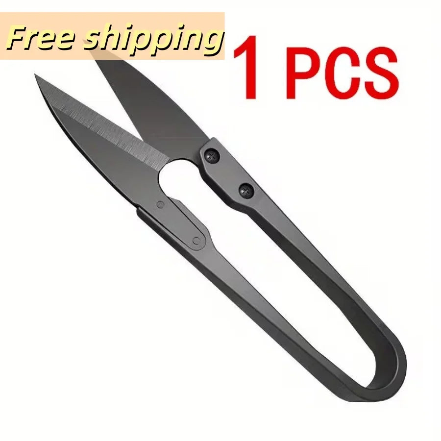 1 Piece of U-shaped Sewing Scissors, Multifunctional and Convenient To Use, Suitable for Tailoring and DIY Essentials