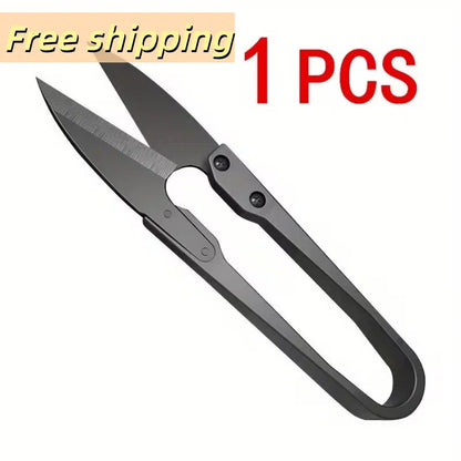 1 Piece of U-shaped Sewing Scissors, Multifunctional and Convenient To Use, Suitable for Tailoring and DIY Essentials