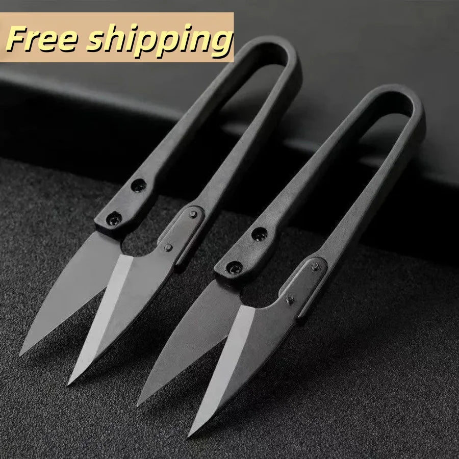 1 Piece of U-shaped Sewing Scissors, Multifunctional and Convenient To Use, Suitable for Tailoring and DIY Essentials
