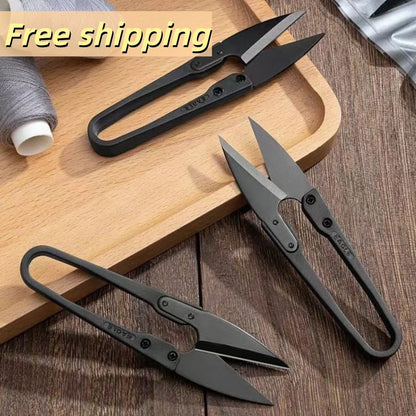 1 Piece of U-shaped Sewing Scissors, Multifunctional and Convenient To Use, Suitable for Tailoring and DIY Essentials