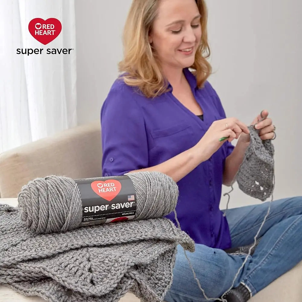 Super Saver Jumbo Icelandic Yarn - 2 Pack of 283g/10oz - Acrylic - 4 Medium (Worsted) - 482 Yards - Knitting/Crochet