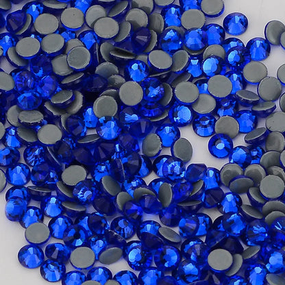 QIIY SS6-SS20 1440Pcs Top Glass Crystal Hotfix Rhinestones Flatback Glitter Stones