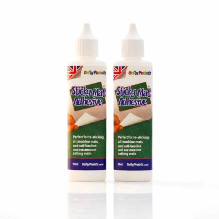 2 x Sticky Mat Adhesive Tacky Glue for Cutting Mats and Crafting ® Compatible with CRICUT - Pack of 2 Bottles