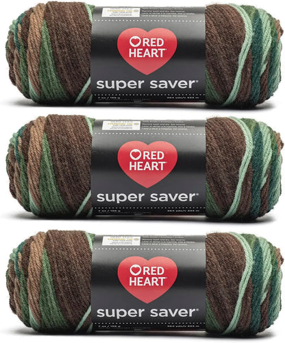 3-Pack Acrylic Yarn for Knitting & Crocheting, 7oz/198g Each, Medium Weight, 236 Yards - Versatile Crafting