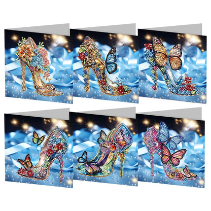 6/12pc DIY Diamond Painting Kits Greeting Card