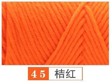 100g Pure Colour Lover Yarn Soft Milk Cotton Yarn Woolen Yarn 8 ply Thread for Knitting Scarf Wool Handmade DIY Scarves Gift