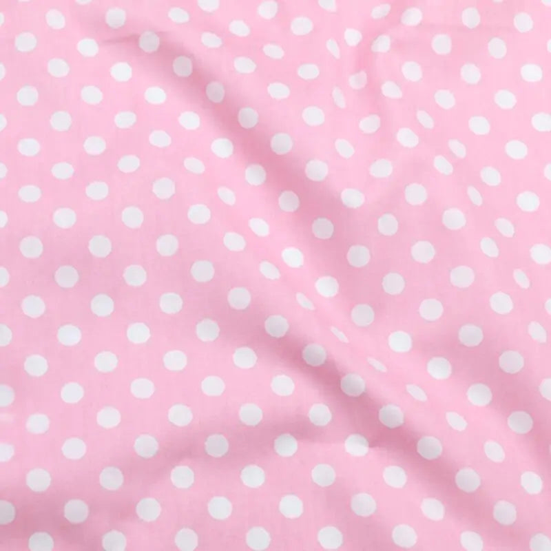 Polka dot print 100% cotton fabric sold by the meter, DIY patchwork, quilt fabric, bedding, bed sheets, pillow decoration