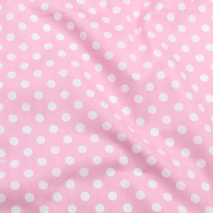 Polka dot print 100% cotton fabric sold by the meter, DIY patchwork, quilt fabric, bedding, bed sheets, pillow decoration