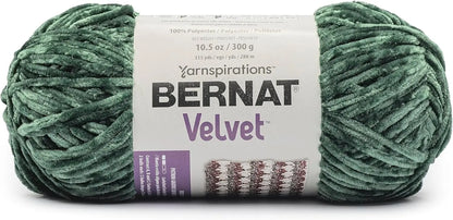 Velvet Pine Yarn - 2 Pack, 10.5oz/300g Each, Polyester Bulky Weight for Knitting & Crochet Projects