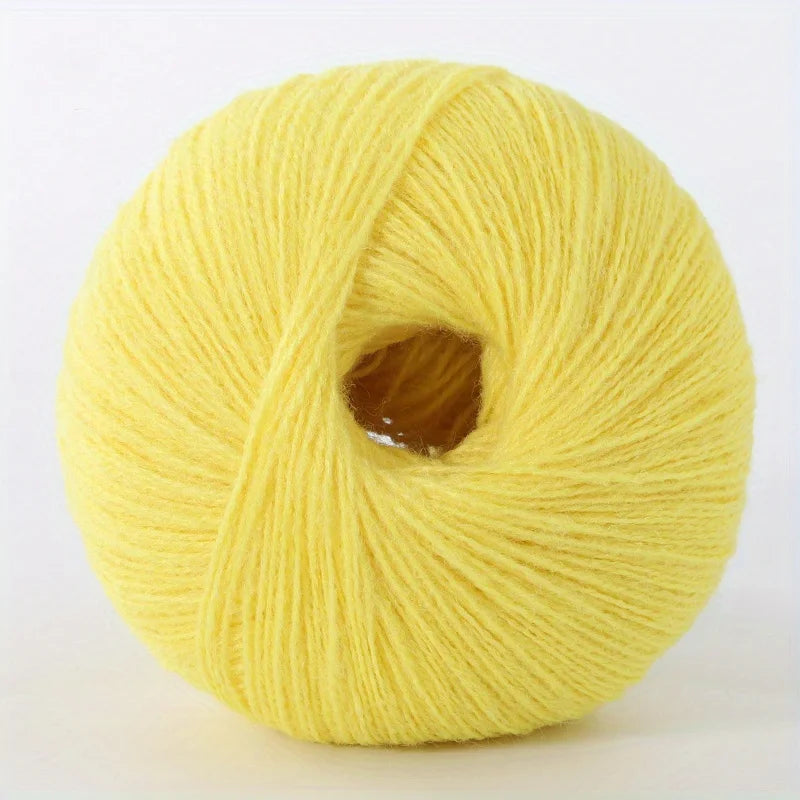 50g/pc Merino Wool Yarn for Knitting Luxury Warm Soft Light weight Crochet Yarn Fur Medium Fine Handwoven For Hand  Knit 340m/pc