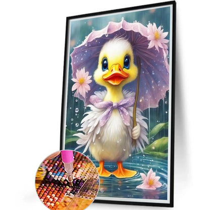 5D DIY Full Round Drill Partial AB Diamond Painting Duck Kit Art Decor 45x65cm