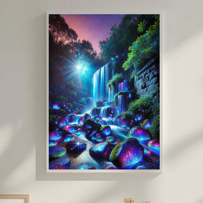 6 Kinds Patterns Diamond Painting Kits Full Round Diamond Painting Landscape Tree DIY 5D Diamond Art Craft Home Wall Decor Gift