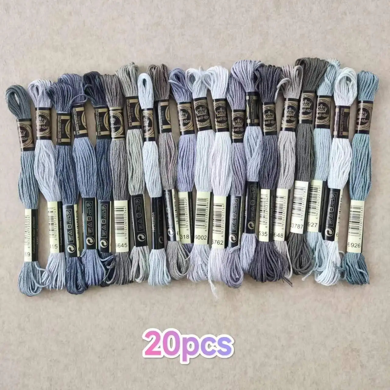 100% Cotton High Quality Cross stitch Floss Embroidery thread  Cross Stitch Embroidery Hand Knitting Sewing Weaving 8m 447 color
