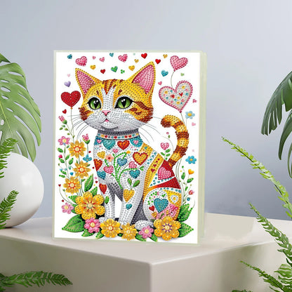 5D Diamond Painting Notebook 50 Pages A5 DIY Special Shaped Journal Sketchbook DIY Special Shaped Diamond Painting Notebook