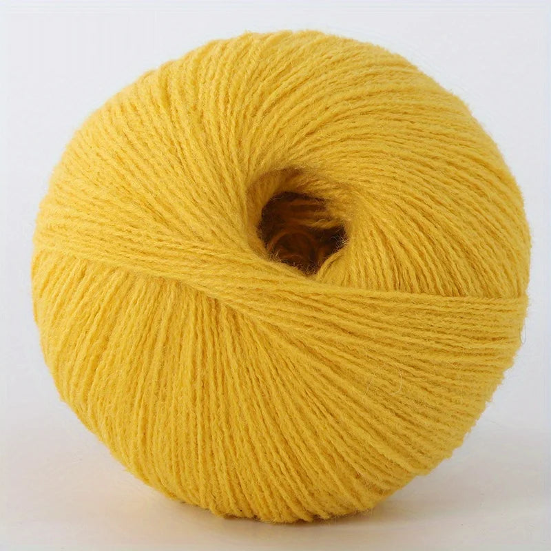 50g/pc Merino Wool Yarn for Knitting Luxury Warm Soft Light weight Crochet Yarn Fur Medium Fine Handwoven For Hand  Knit 340m/pc