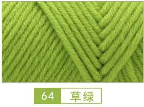100g Pure Colour Lover Yarn Soft Milk Cotton Yarn Woolen Yarn 8 ply Thread for Knitting Scarf Wool Handmade DIY Scarves Gift