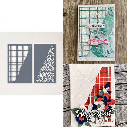 Flower Lace Edge Corner Metal Cutting Dies Layered Frame Candy Diecut Mould For DIY Scrapbooking Decor Paper Album Card Making