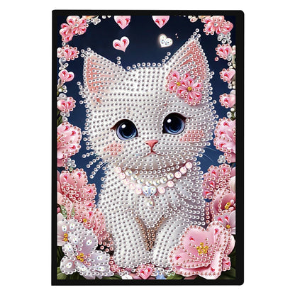 50-Page A5 Size Flower Animal Diamond Painting Diary Book
