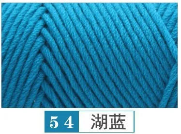 100g Pure Colour Lover Yarn Soft Milk Cotton Yarn Woolen Yarn 8 ply Thread for Knitting Scarf Wool Handmade DIY Scarves Gift