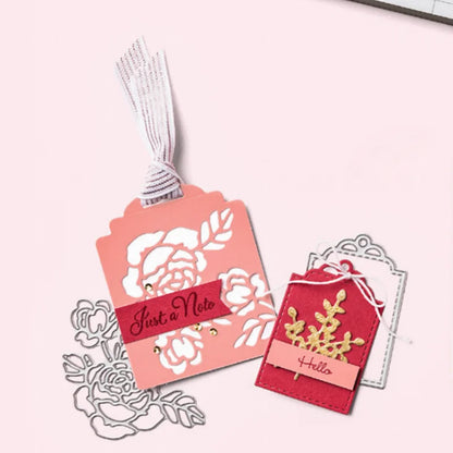 Flower Lace Edge Corner Metal Cutting Dies Layered Frame Candy Diecut Mould For DIY Scrapbooking Decor Paper Album Card Making