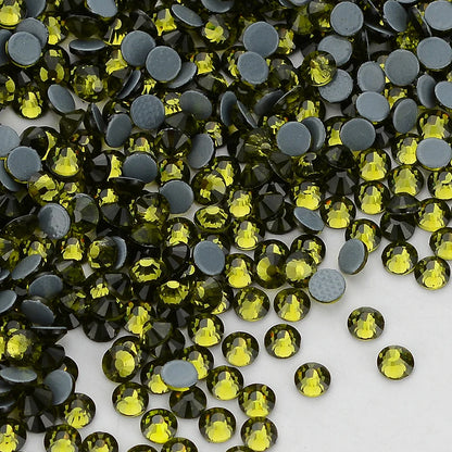 QIIY SS6-SS20 1440Pcs Top Glass Crystal Hotfix Rhinestones Flatback Glitter Stones