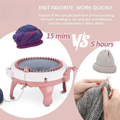 Knitting machine, intelligent knitting machine, lace knitting machine, knitting machine kit, suitable for children and adults