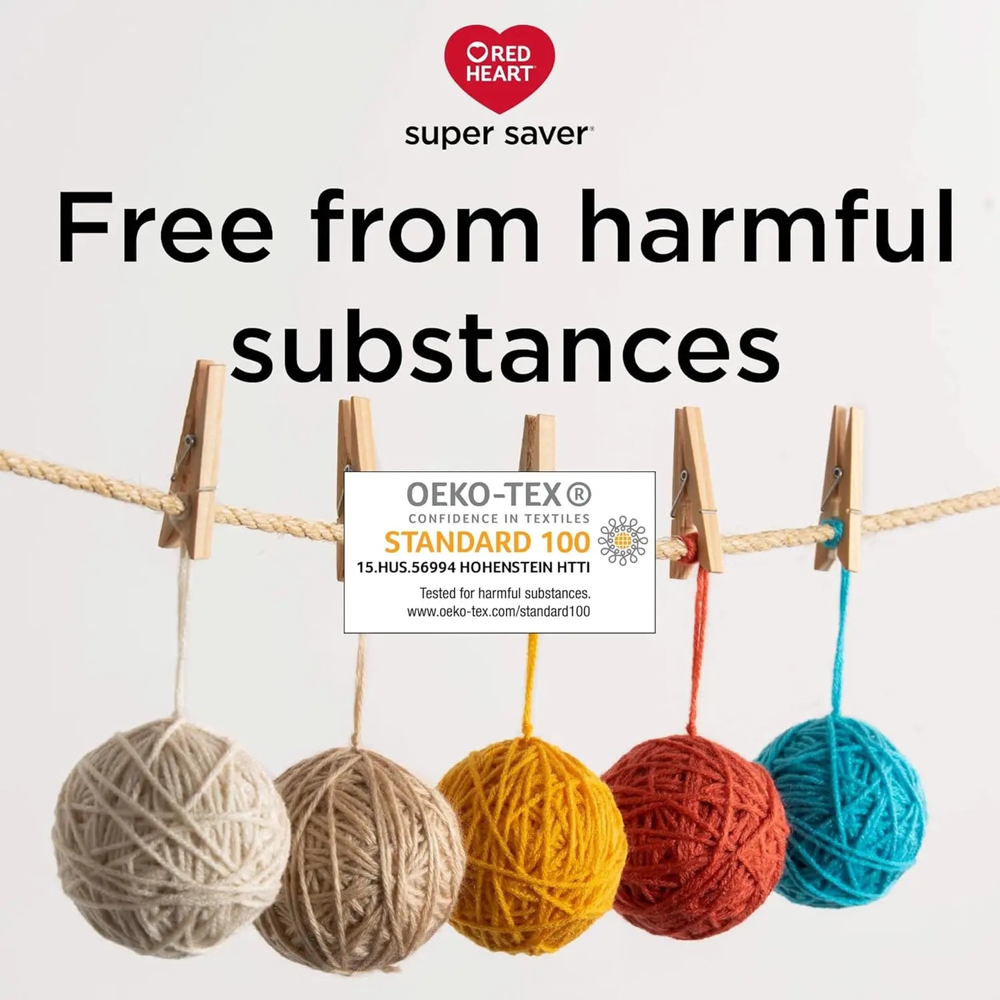 Premium Acrylic Yarn for Knitting and Crocheting - 2 Pack, 283g Each, 482 Yards, Medium Weight