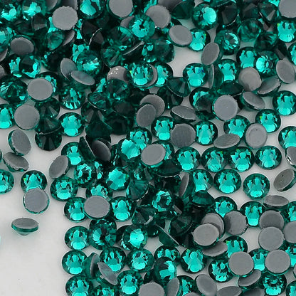 QIIY SS6-SS20 1440Pcs Top Glass Crystal Hotfix Rhinestones Flatback Glitter Stones
