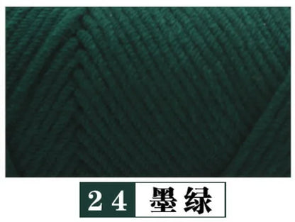 100g Pure Colour Lover Yarn Soft Milk Cotton Yarn Woolen Yarn 8 ply Thread for Knitting Scarf Wool Handmade DIY Scarves Gift