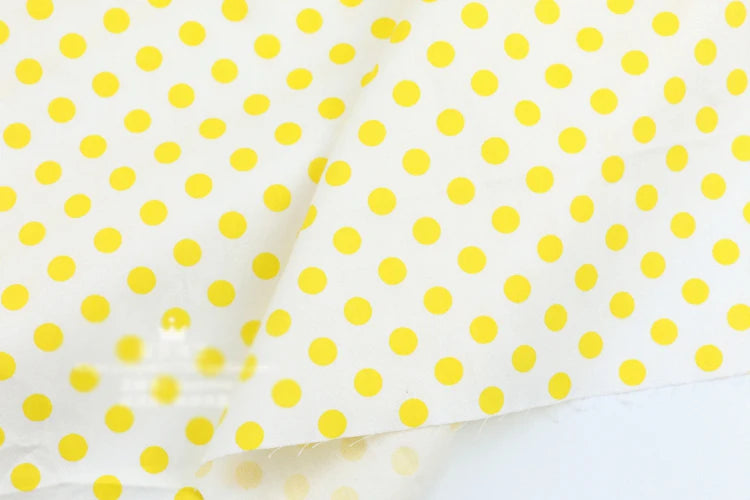 Polka dot print 100% cotton fabric sold by the meter, DIY patchwork, quilt fabric, bedding, bed sheets, pillow decoration