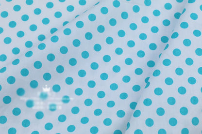 Polka dot print 100% cotton fabric sold by the meter, DIY patchwork, quilt fabric, bedding, bed sheets, pillow decoration