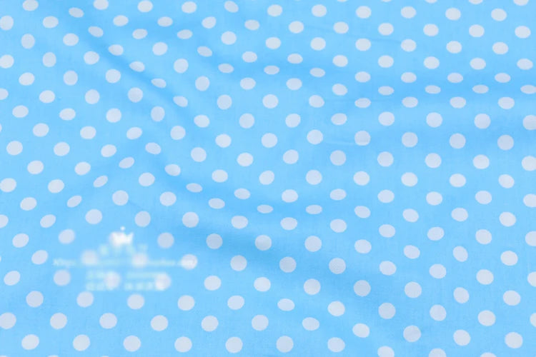 Polka dot print 100% cotton fabric sold by the meter, DIY patchwork, quilt fabric, bedding, bed sheets, pillow decoration