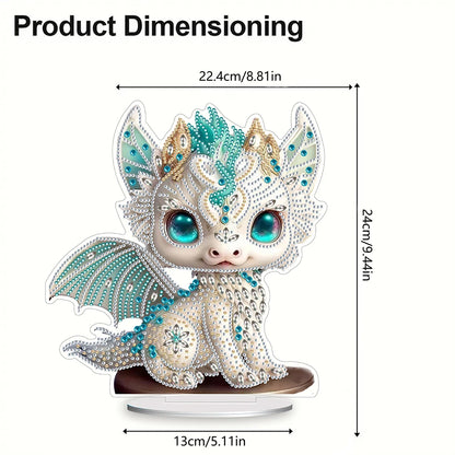 2D Flat Zodiac Animal DIY Desktop Diamond Art Kits Acrylic
