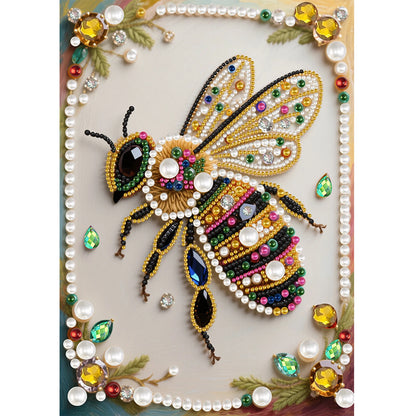 Animal Special Shaped 5D DIY Partial Drill Pearl Gem Diamond Art Painting Kit for Adults Beginners Home Decor 11.81x15.75in
