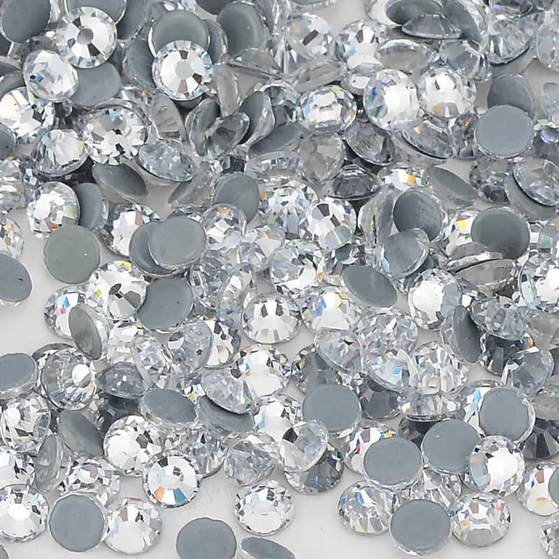 QIIY SS6-SS20 1440Pcs Top Glass Crystal Hotfix Rhinestones Flatback Glitter Stones