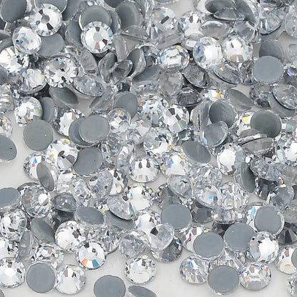 QIIY SS6-SS20 1440Pcs Top Glass Crystal Hotfix Rhinestones Flatback Glitter Stones