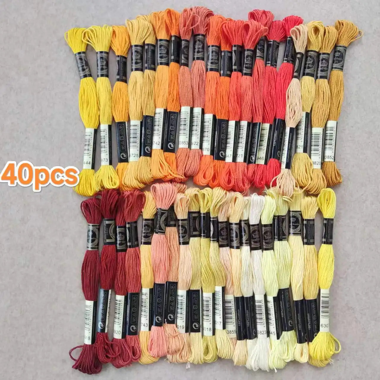 100% Cotton High Quality Cross stitch Floss Embroidery thread  Cross Stitch Embroidery Hand Knitting Sewing Weaving 8m 447 color
