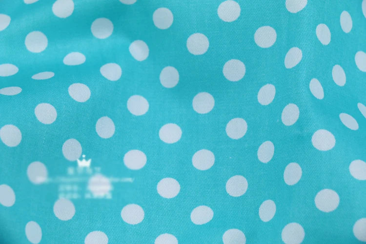 Polka dot print 100% cotton fabric sold by the meter, DIY patchwork, quilt fabric, bedding, bed sheets, pillow decoration