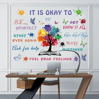 Colorful Inspirational Quote Wall Decal Motivational Vinyl Sticker