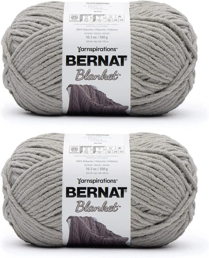 Super Bulky Chunky Yarn - 2 Pack 300g Polyester - 220 Yards for Knitting Crochet Projects