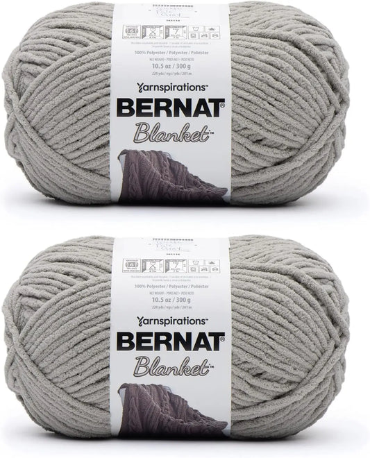 Super Bulky Chunky Yarn - 2 Pack 300g Polyester - 220 Yards for Knitting Crochet Projects