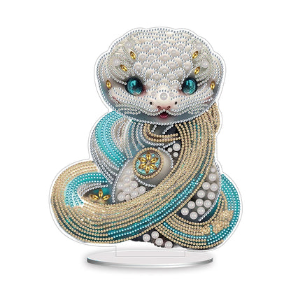 2D Flat Zodiac Animal DIY Desktop Diamond Art Kits Acrylic
