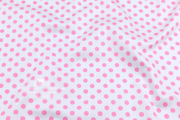 Polka dot print 100% cotton fabric sold by the meter, DIY patchwork, quilt fabric, bedding, bed sheets, pillow decoration