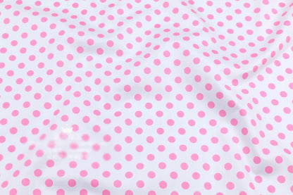 Polka dot print 100% cotton fabric sold by the meter, DIY patchwork, quilt fabric, bedding, bed sheets, pillow decoration