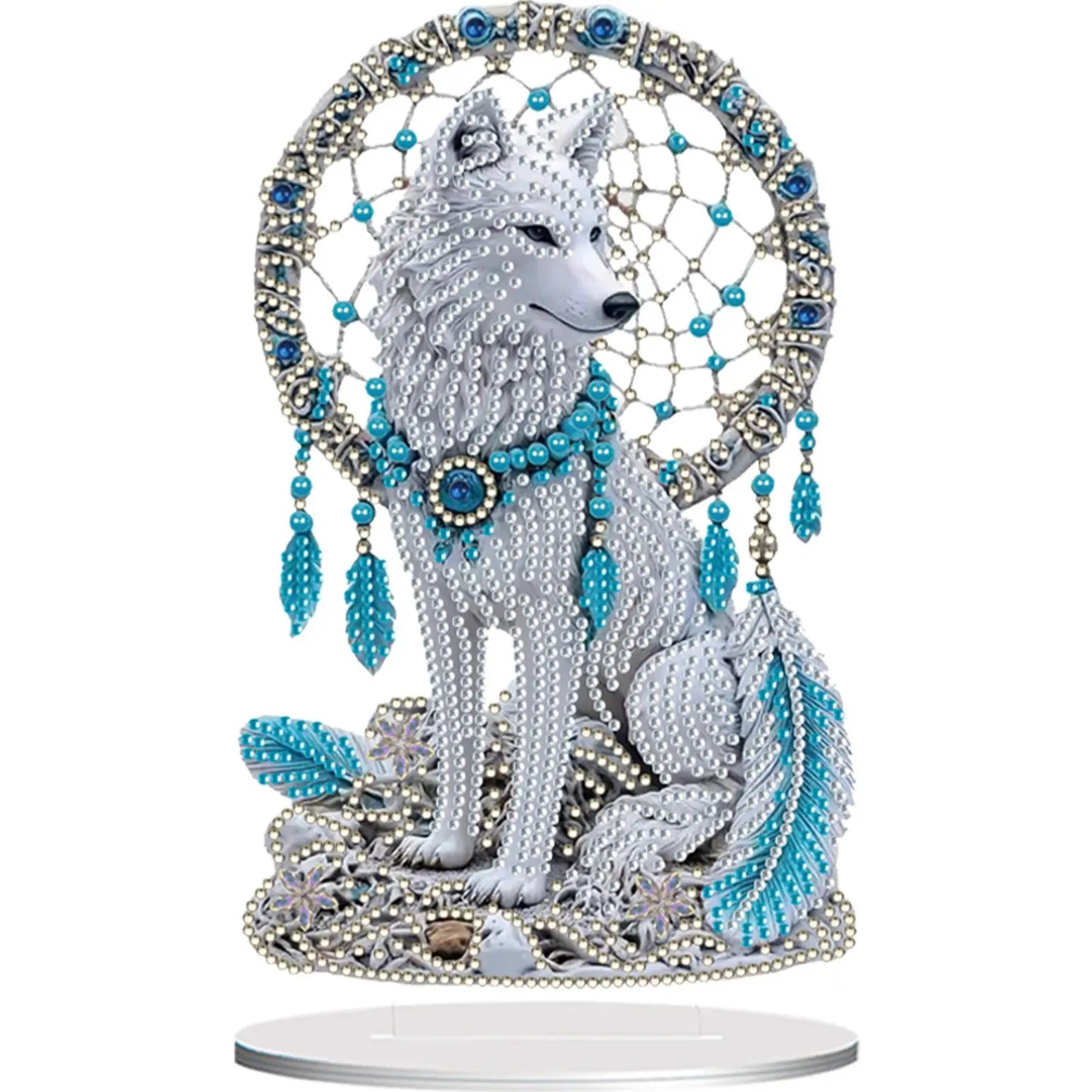 Animal Special Shape Diamond Painting Tabletop Ornaments Kit 5D DIY Diamond Art Tabletop Decorations Bedroom Table Decoration